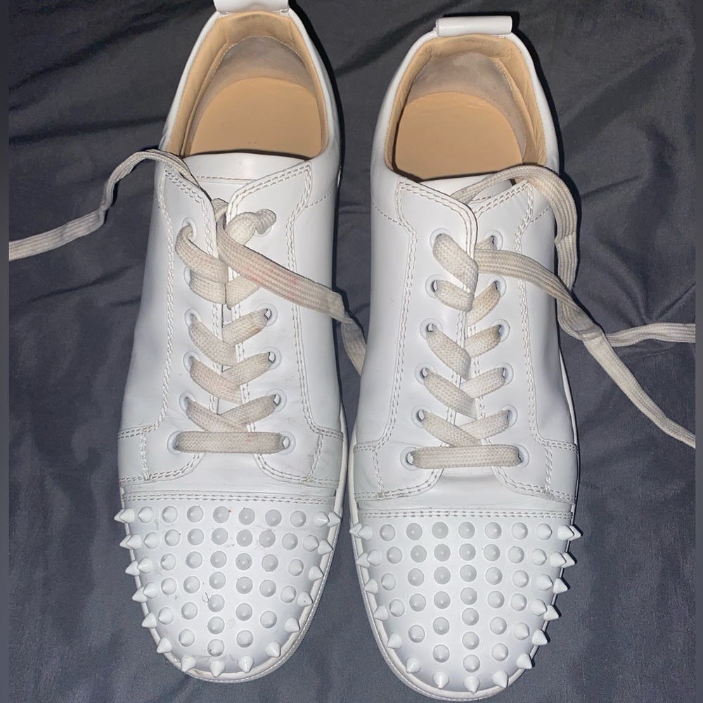 White Christian Louboutin Shoes